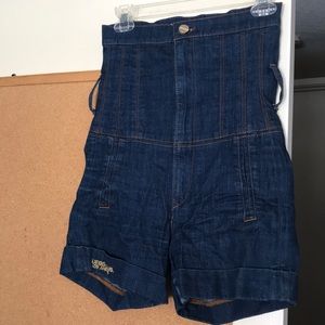 Extremely High Waisted Shorts/ Romper